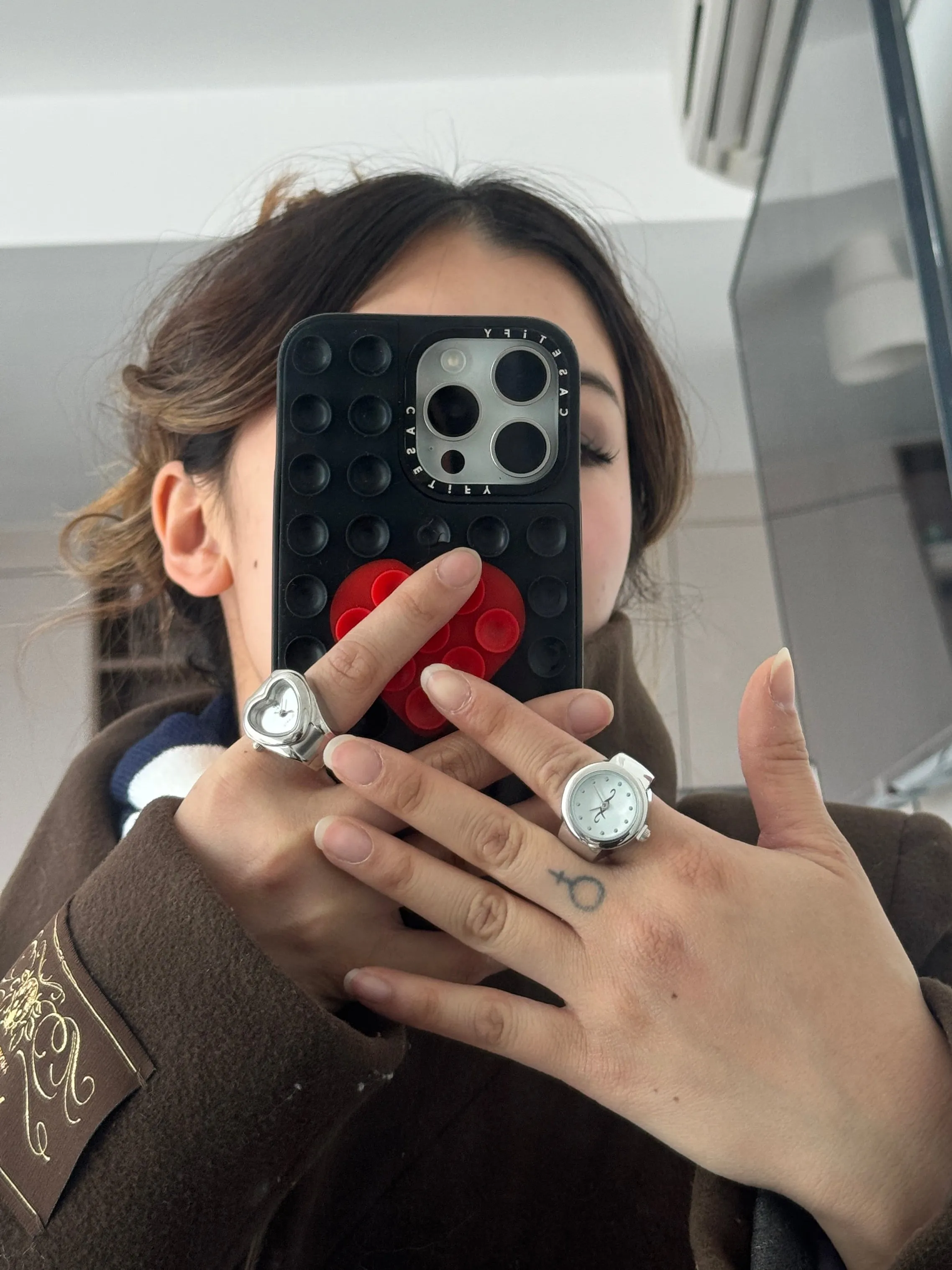 Silver Round Watch Ring sold by Sage & Saber product image thumbnail 2