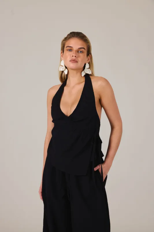 LOLA TOP - NOIR sold by Elce Swim