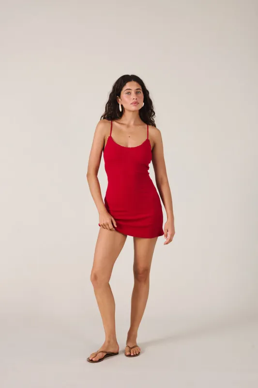 ANAIS DRESS - CHERRY sold by Elce Swim