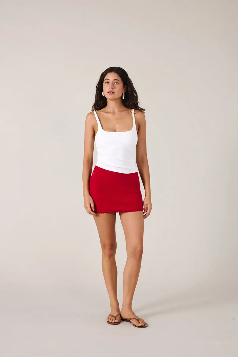 ANJA TANK - BIANCO sold by Elce Swim