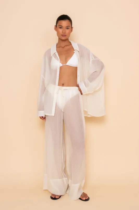 SIENNA PANT - IVORY sold by Elce Swim