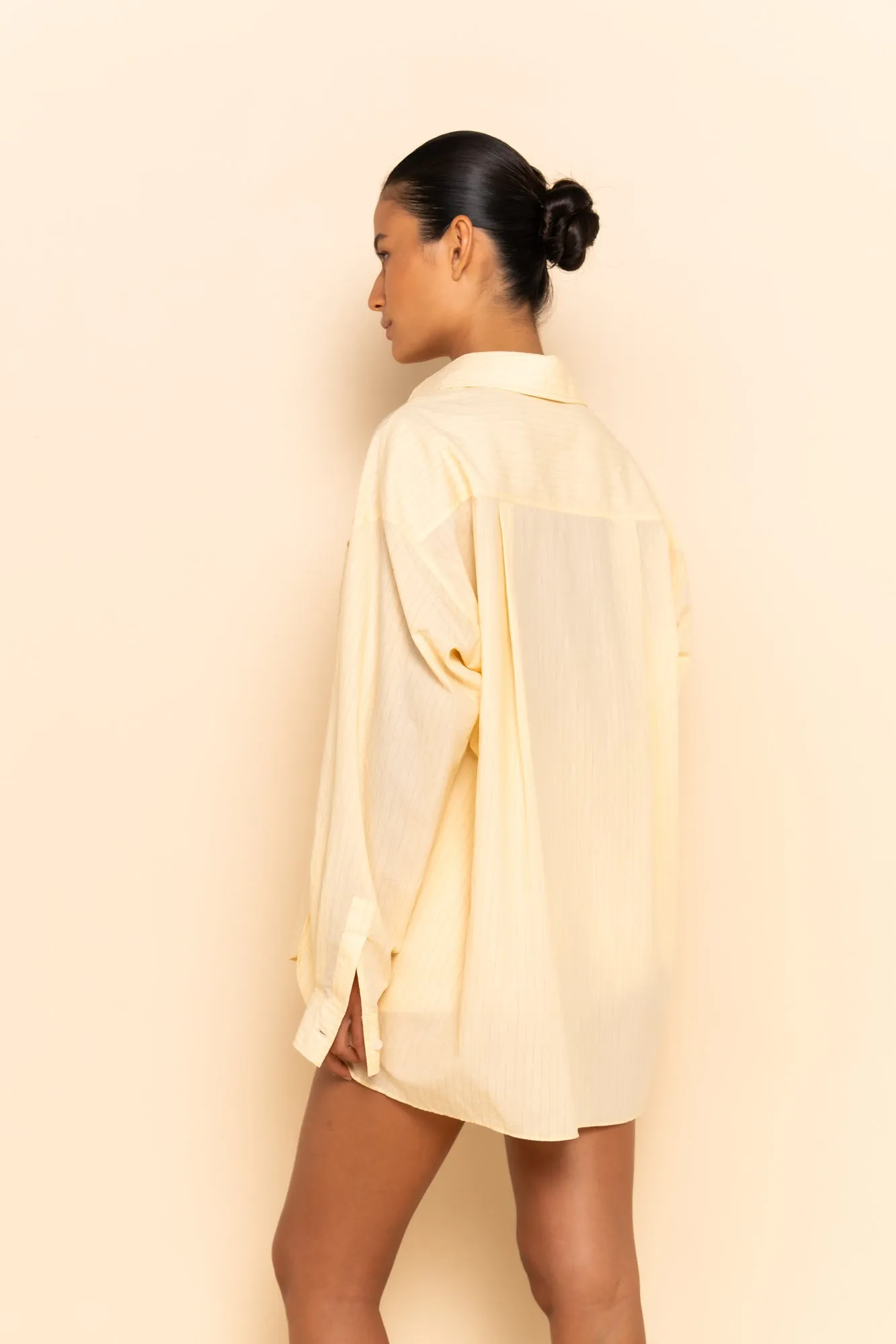 REMI SHIRT - BUTTER PINSTRIPE sold by Elce Swim product image thumbnail 5