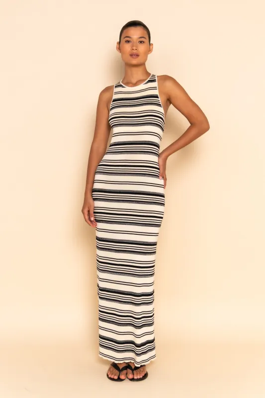 RIO MAXI DRESS - CREAM STRIPE made by Elce Swim