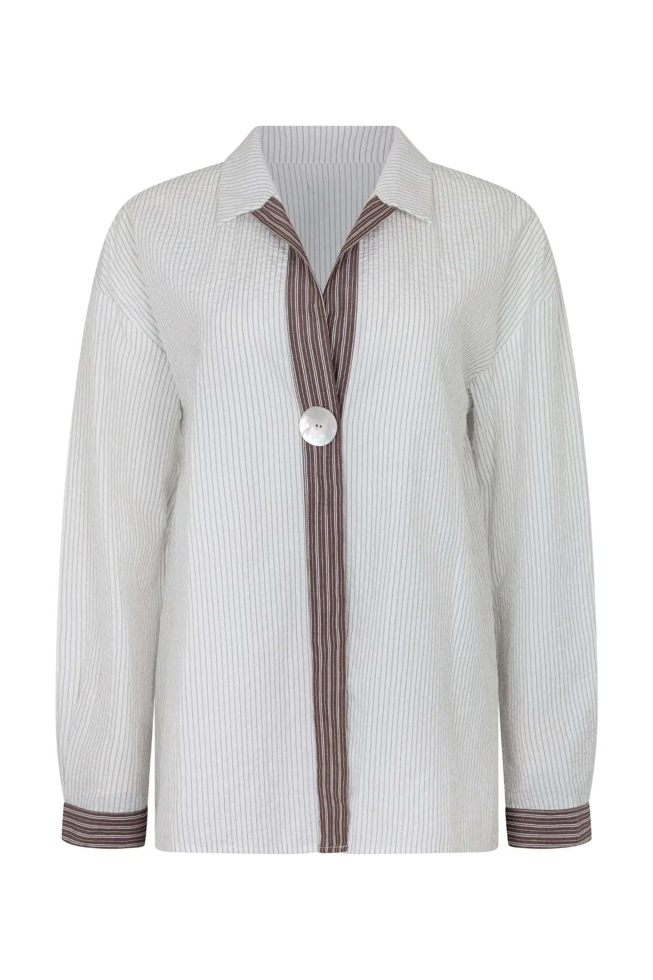 MAE SHIRT - SLATE STRIPE sold by Elce Swim product image thumbnail 2