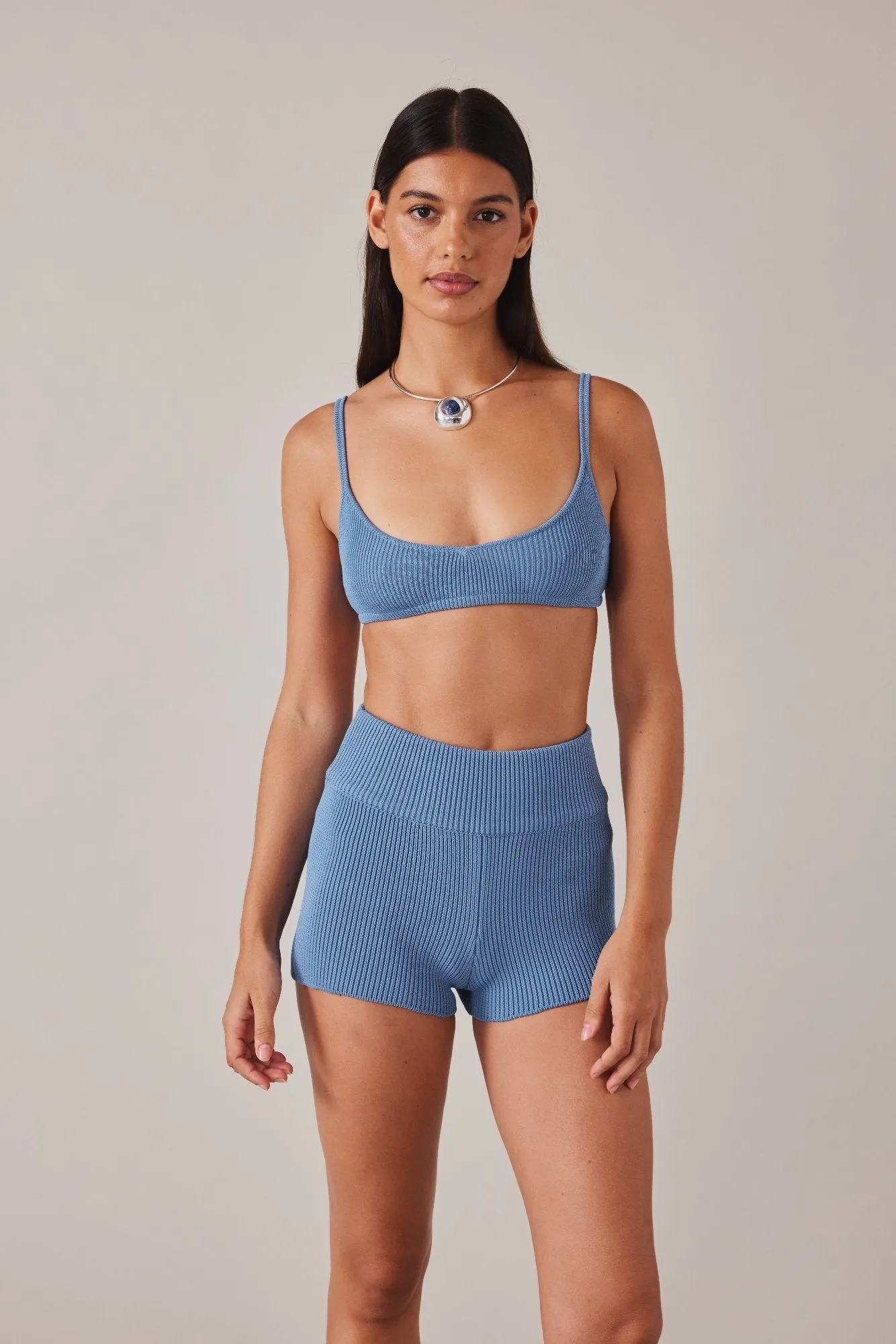 ESSENTIAL KNIT SHORT - BLEUE sold by Elce Swim product image thumbnail 3