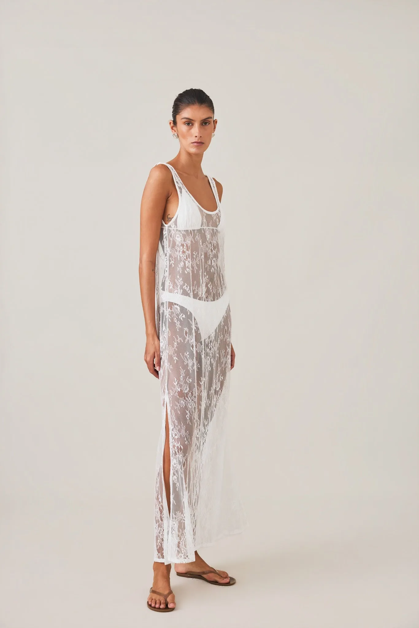 KYOKO MAXI DRESS - BIANCA sold by Elce Swim product image thumbnail 4