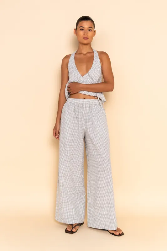 DAPHNE PANT - WHITE CHECK made by Elce Swim