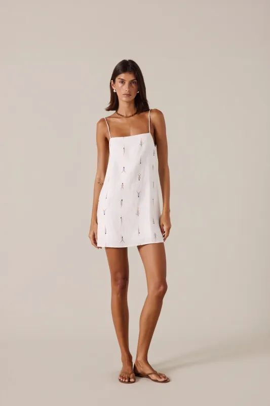SIREN MINI DRESS - CERULEAN made by Elce Swim