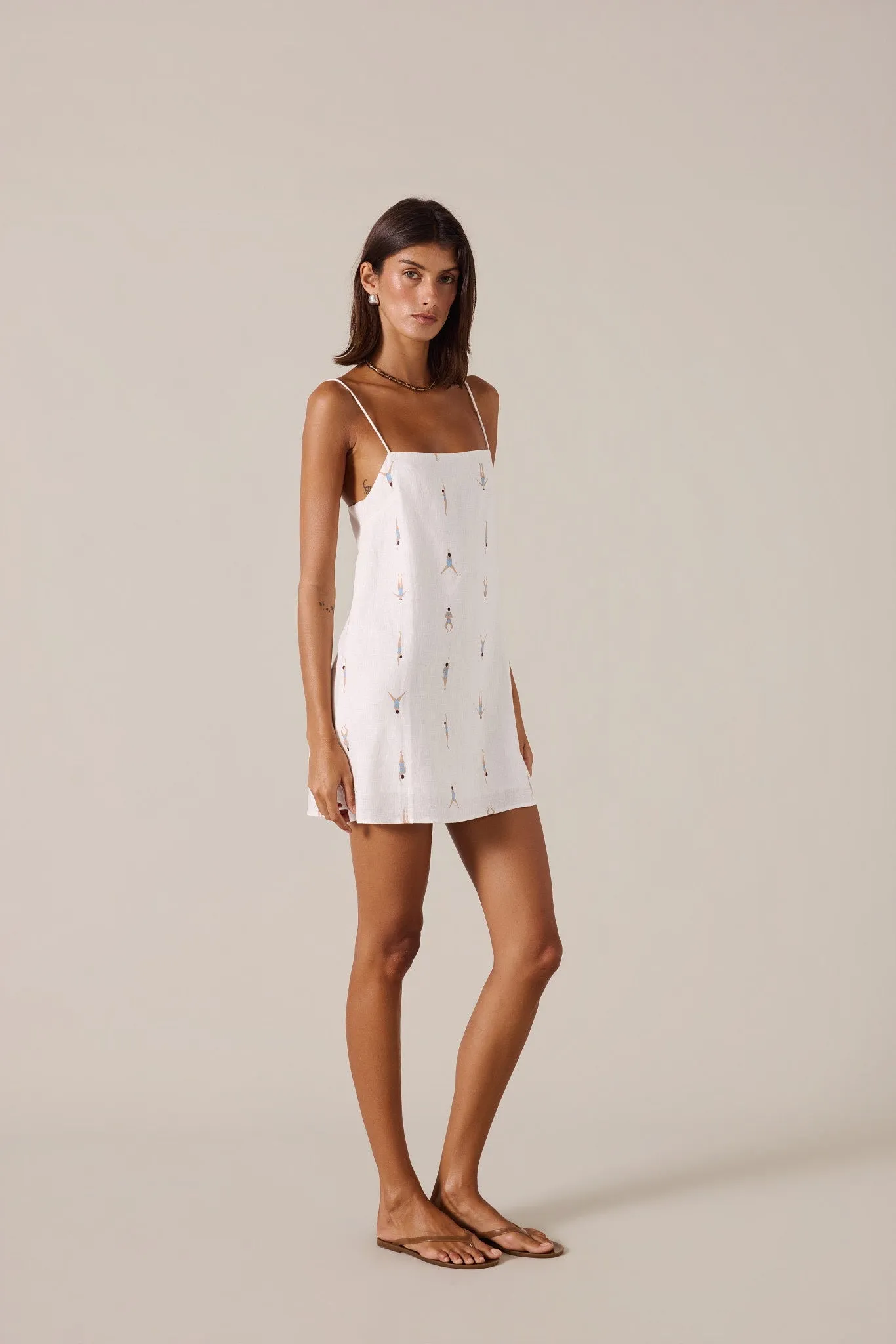 SIREN MINI DRESS - CERULEAN sold by Elce Swim product image thumbnail 3