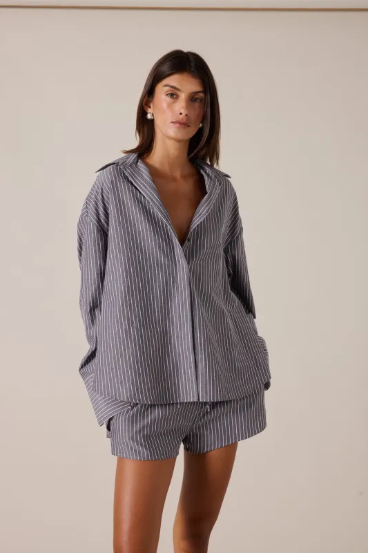 ISLA SHIRT - GRAPHITE made by Elce Swim