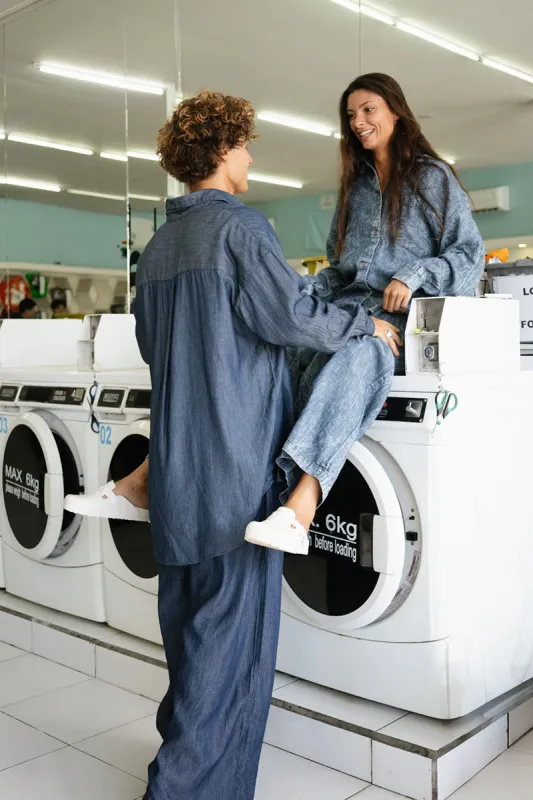 Oversized Denim Shirt sold by Country Textile