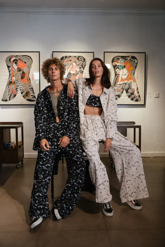 Tattoo Oversized Shirt sold by Country Textile