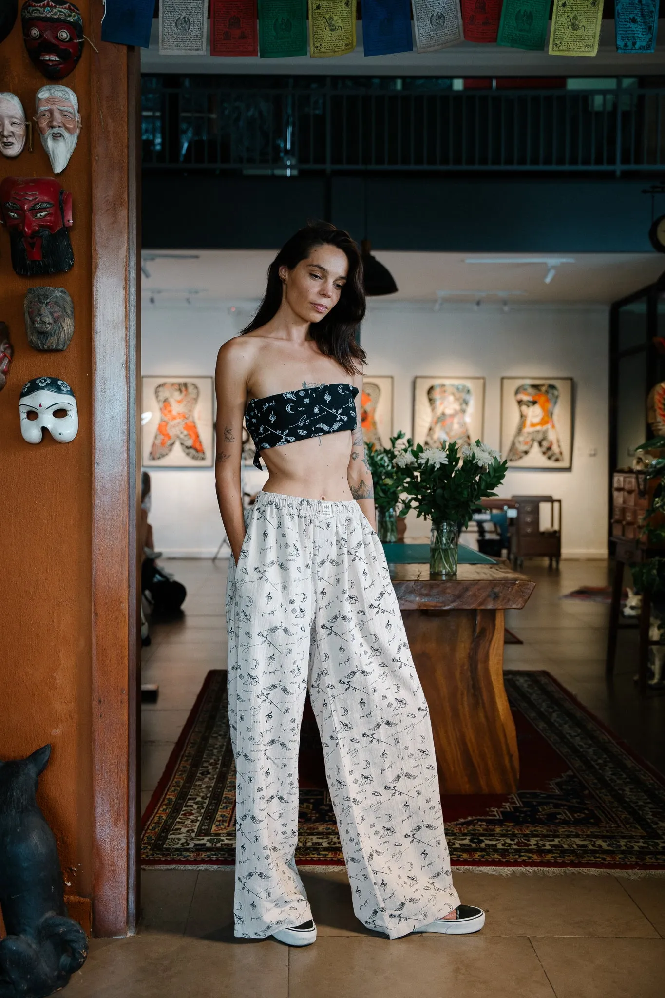 Tattoo Extralong Culottes sold by Country Textile product image thumbnail 5