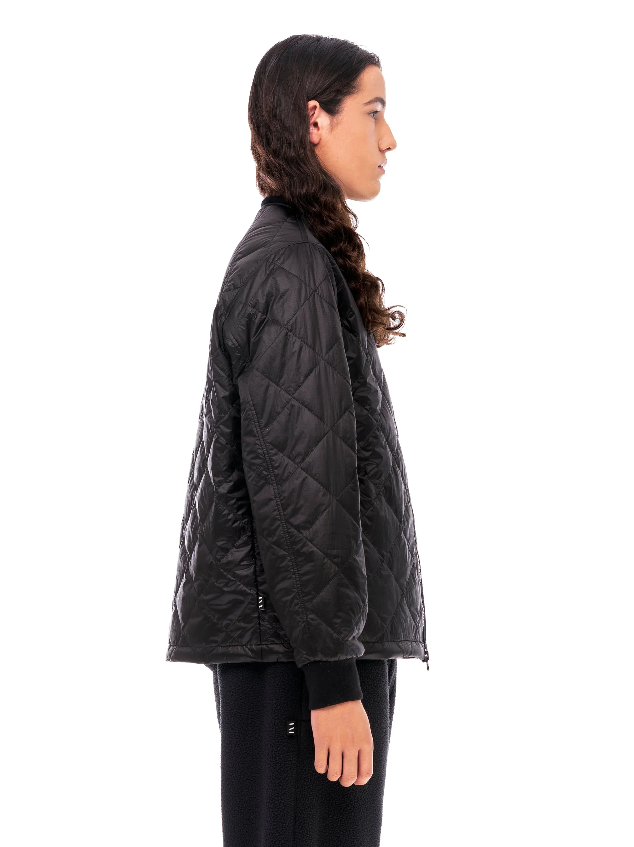 Light Quilted Bomber - Black sold by The Very Warm product image thumbnail 3