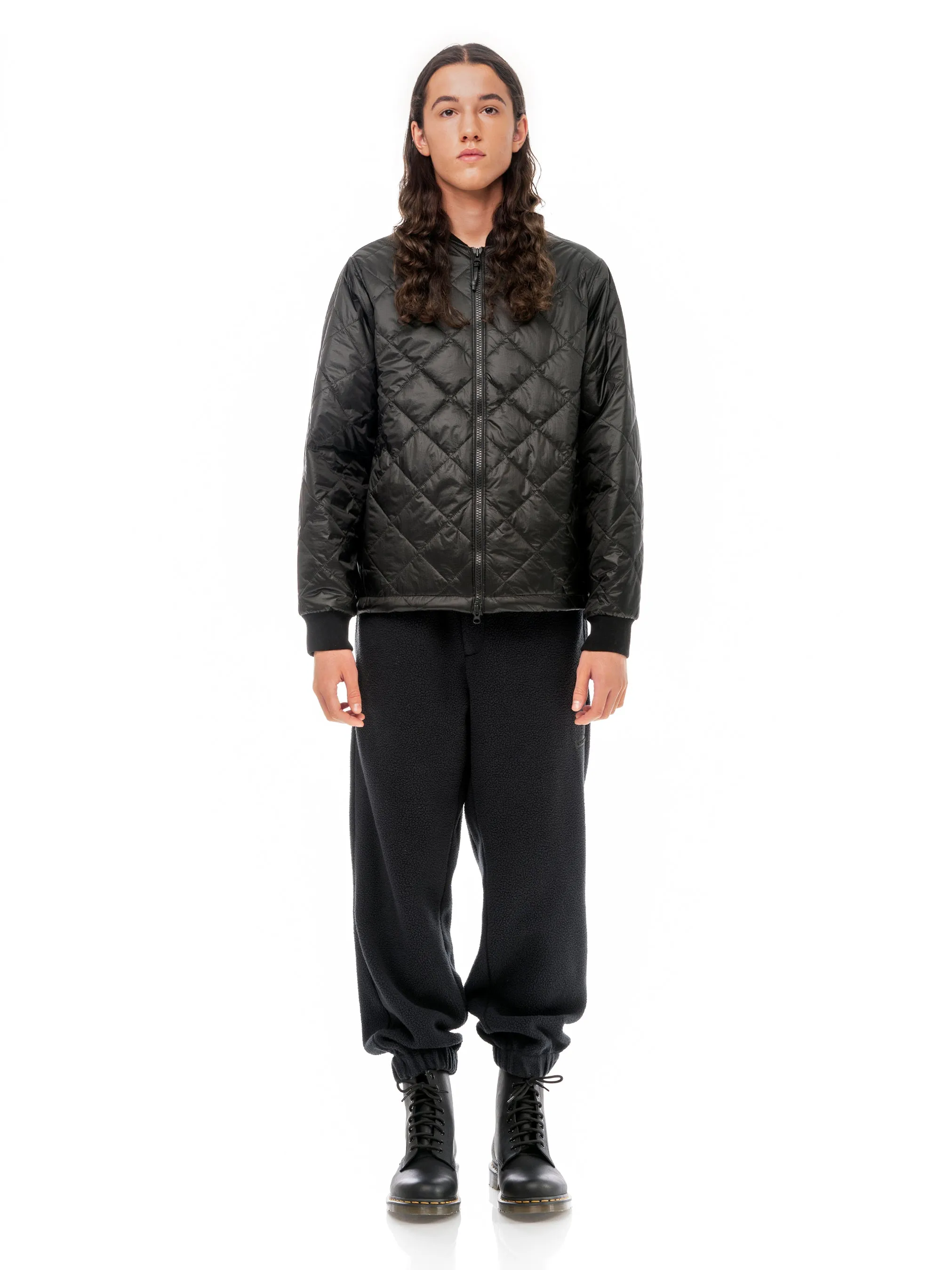 Light Quilted Bomber - Black sold by The Very Warm product image thumbnail 2