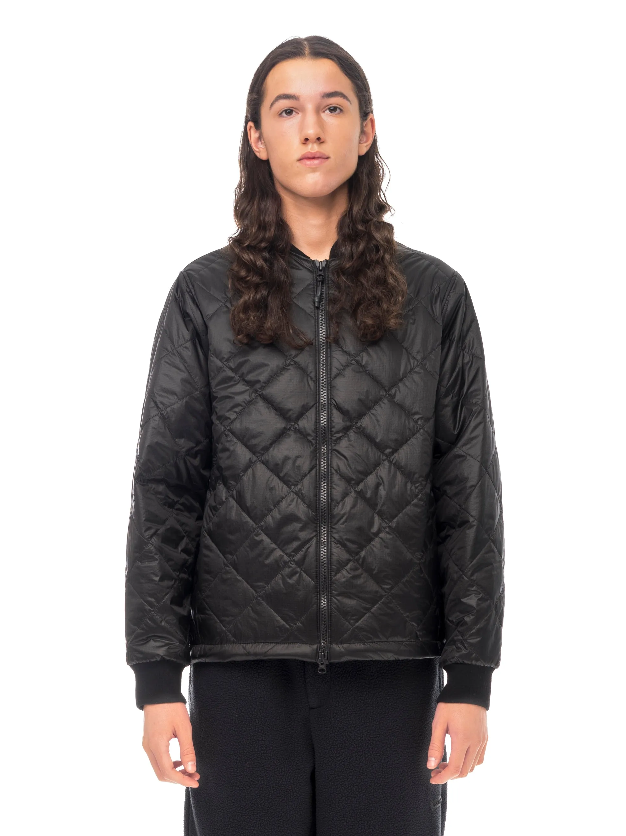 Light Quilted Bomber - Black sold by The Very Warm