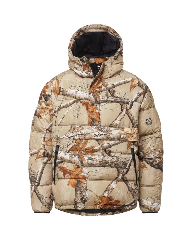Realtree EDGE® Anorak Puffer - Desert Camo sold by The Very Warm
