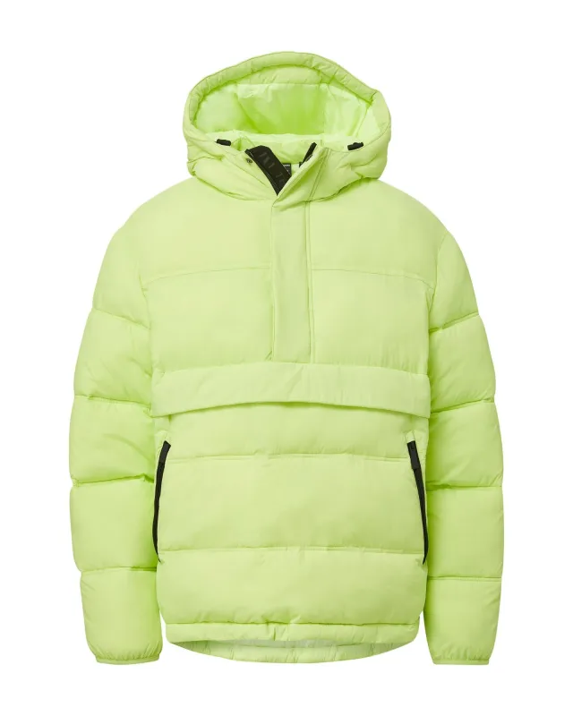 Anorak Puffer - Lime sold by The Very Warm