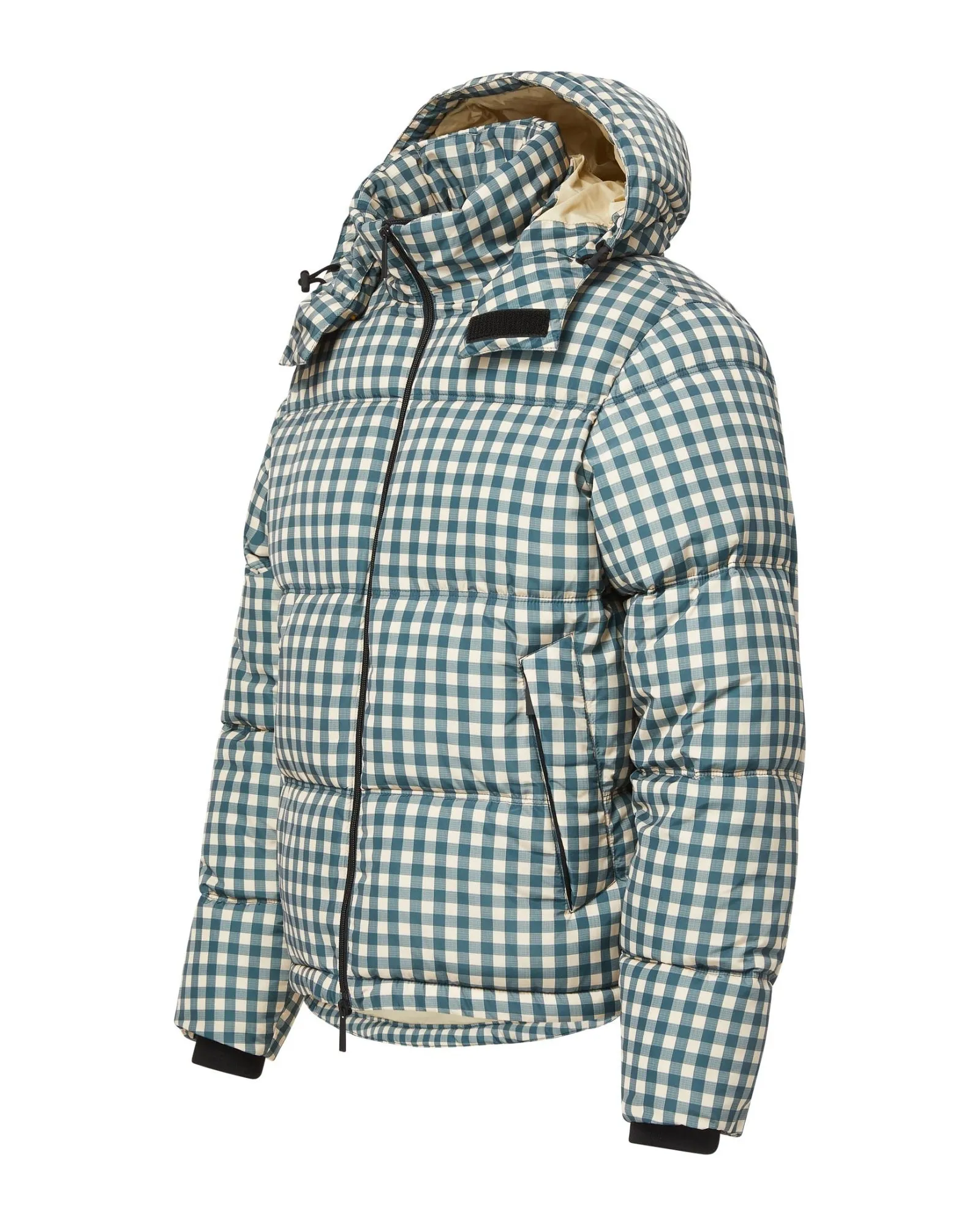 Hooded Puffer - Forest Check sold by The Very Warm product image thumbnail 2