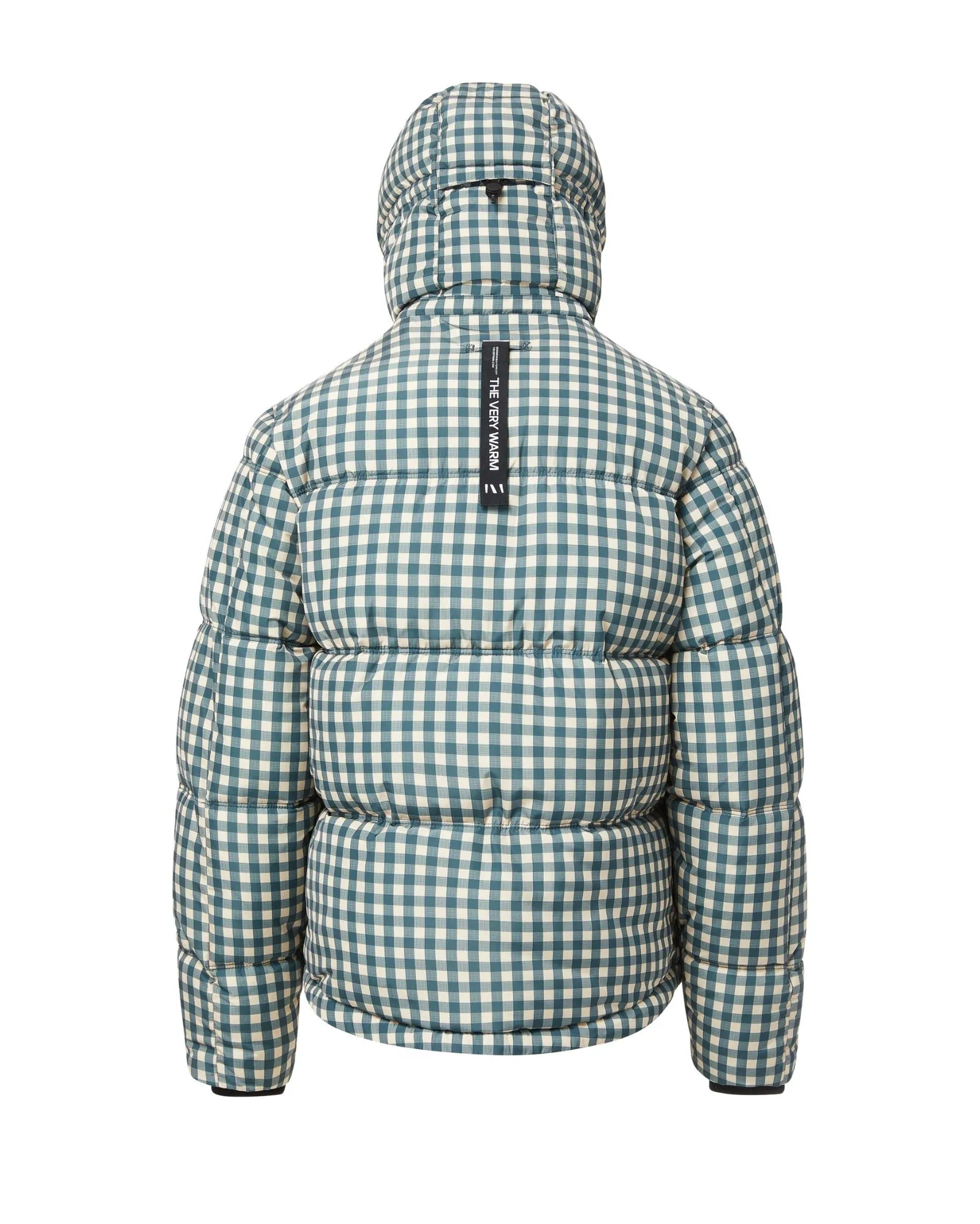Hooded Puffer - Forest Check sold by The Very Warm product image thumbnail 3