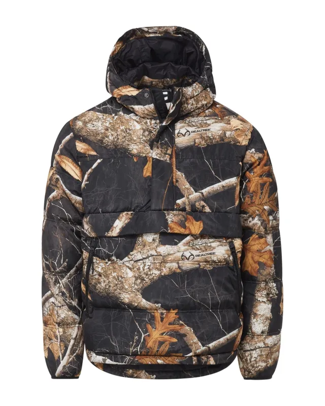 Realtree EDGE® Anorak Puffer - Shadows Camo sold by The Very Warm