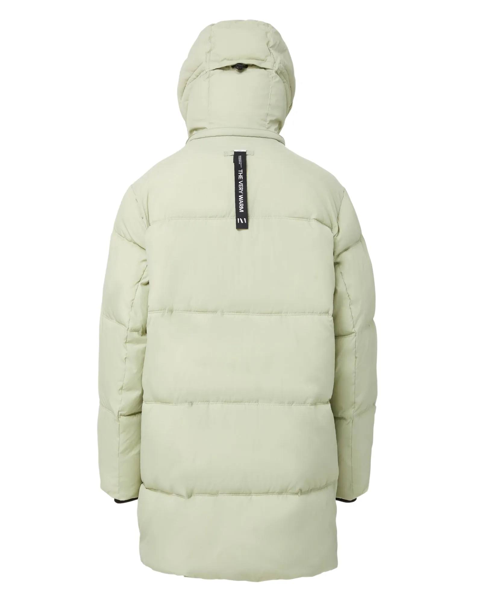 Long Hooded Puffer - Sage sold by The Very Warm product image thumbnail 3