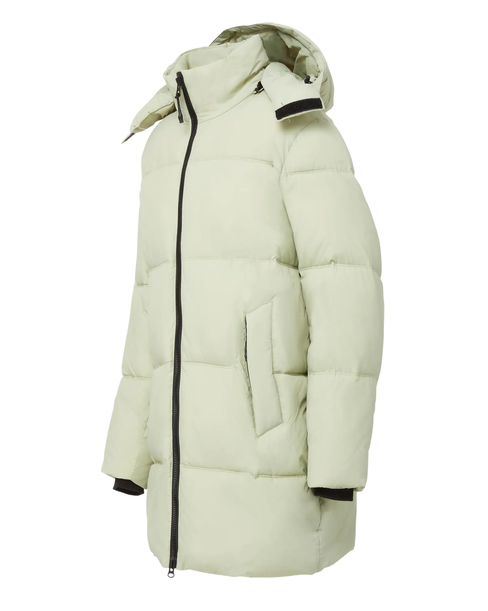 Long Hooded Puffer - Sage sold by The Very Warm product image thumbnail 4