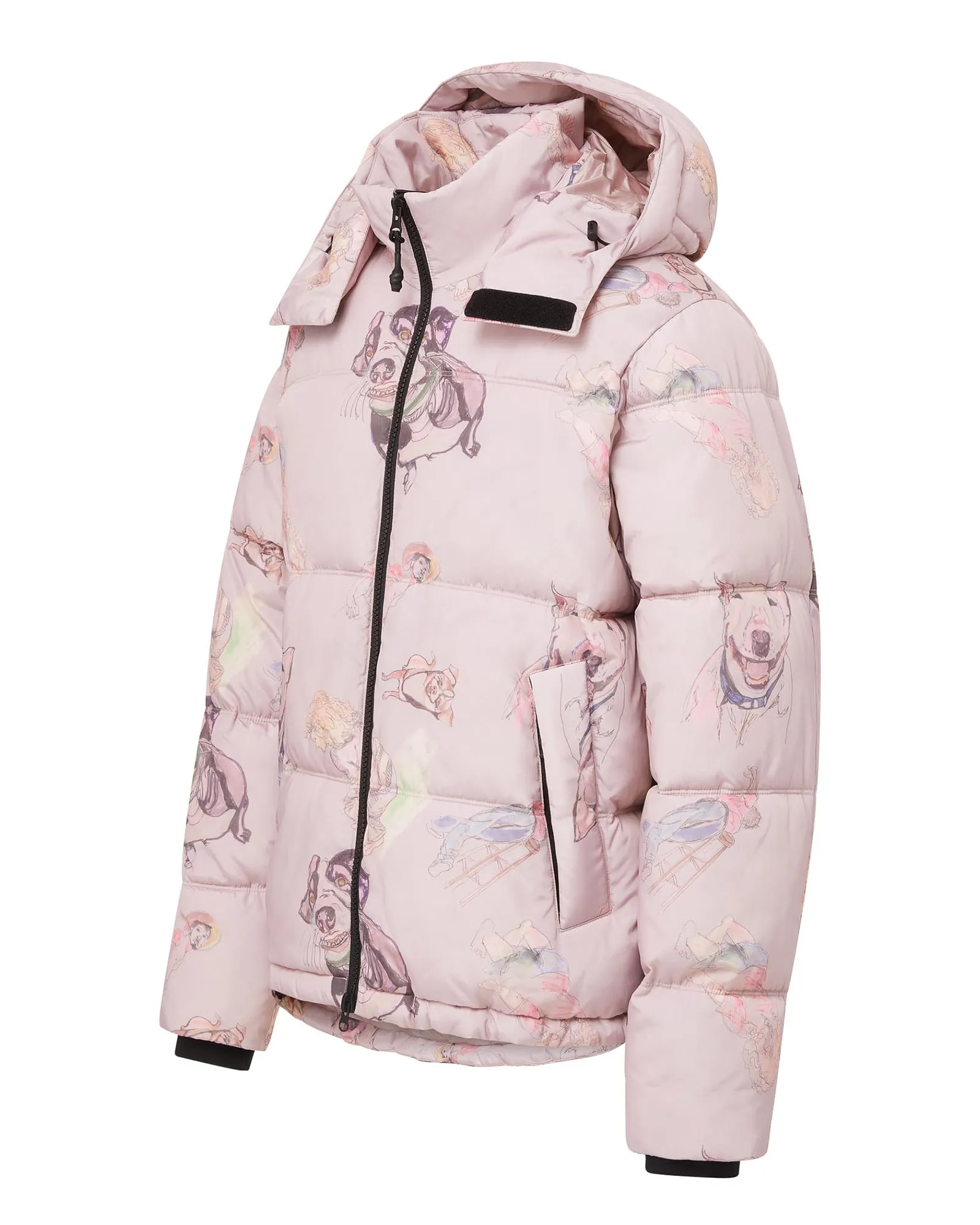 Hooded Puffer - Yuri Pink sold by The Very Warm product image thumbnail 4