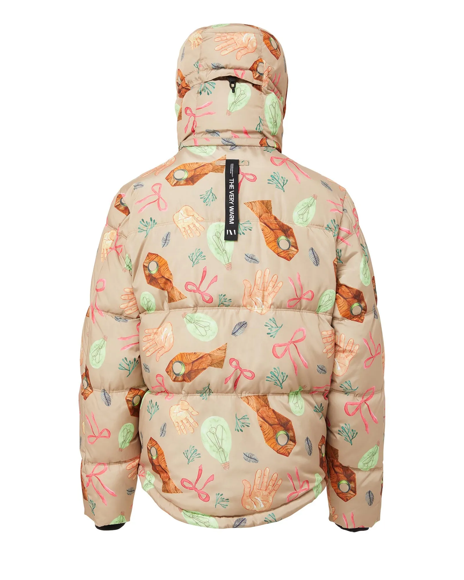 Hooded Puffer - Squid Taupe sold by The Very Warm product image thumbnail 3