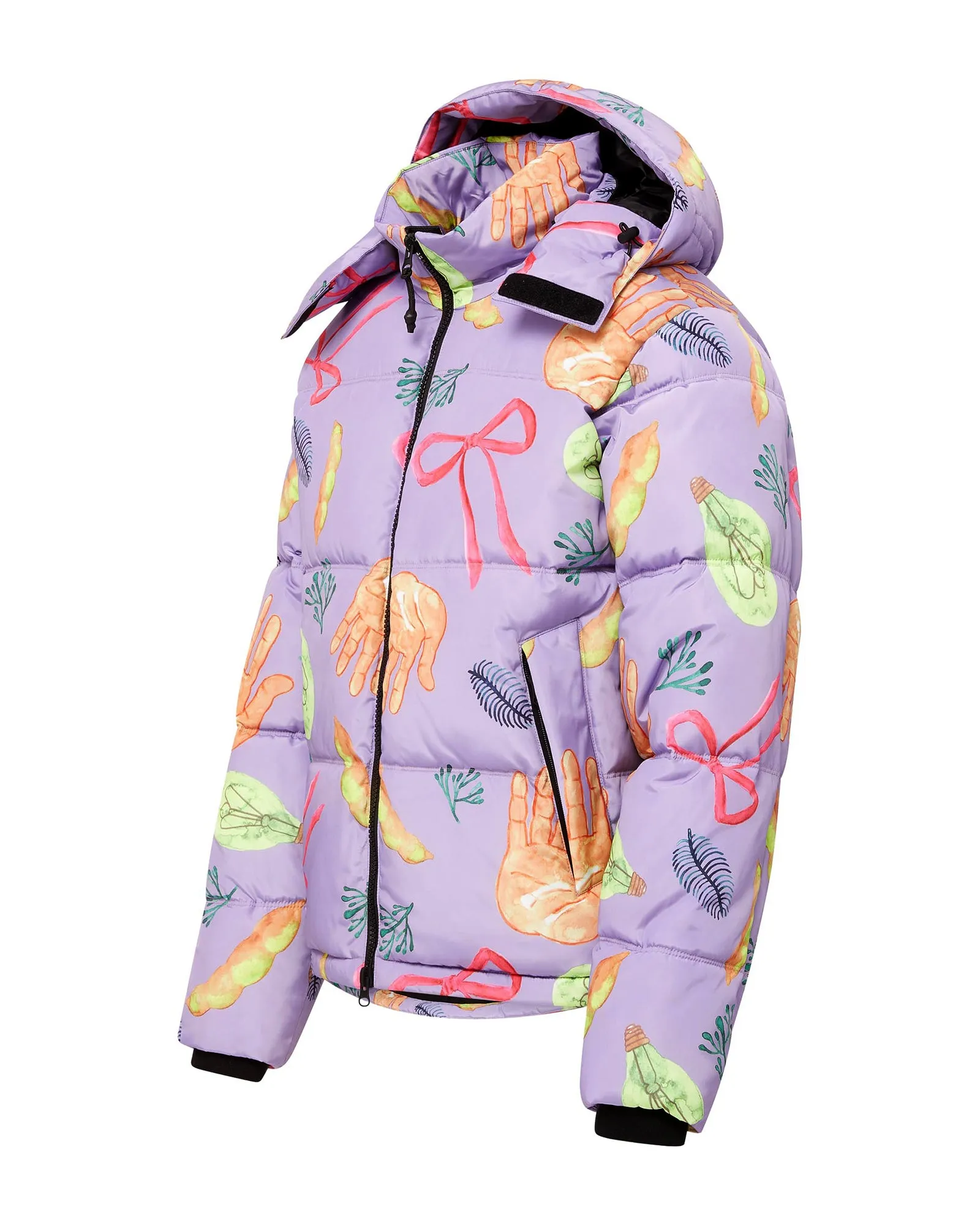 Hooded Puffer - Squid Purple sold by The Very Warm product image thumbnail 4