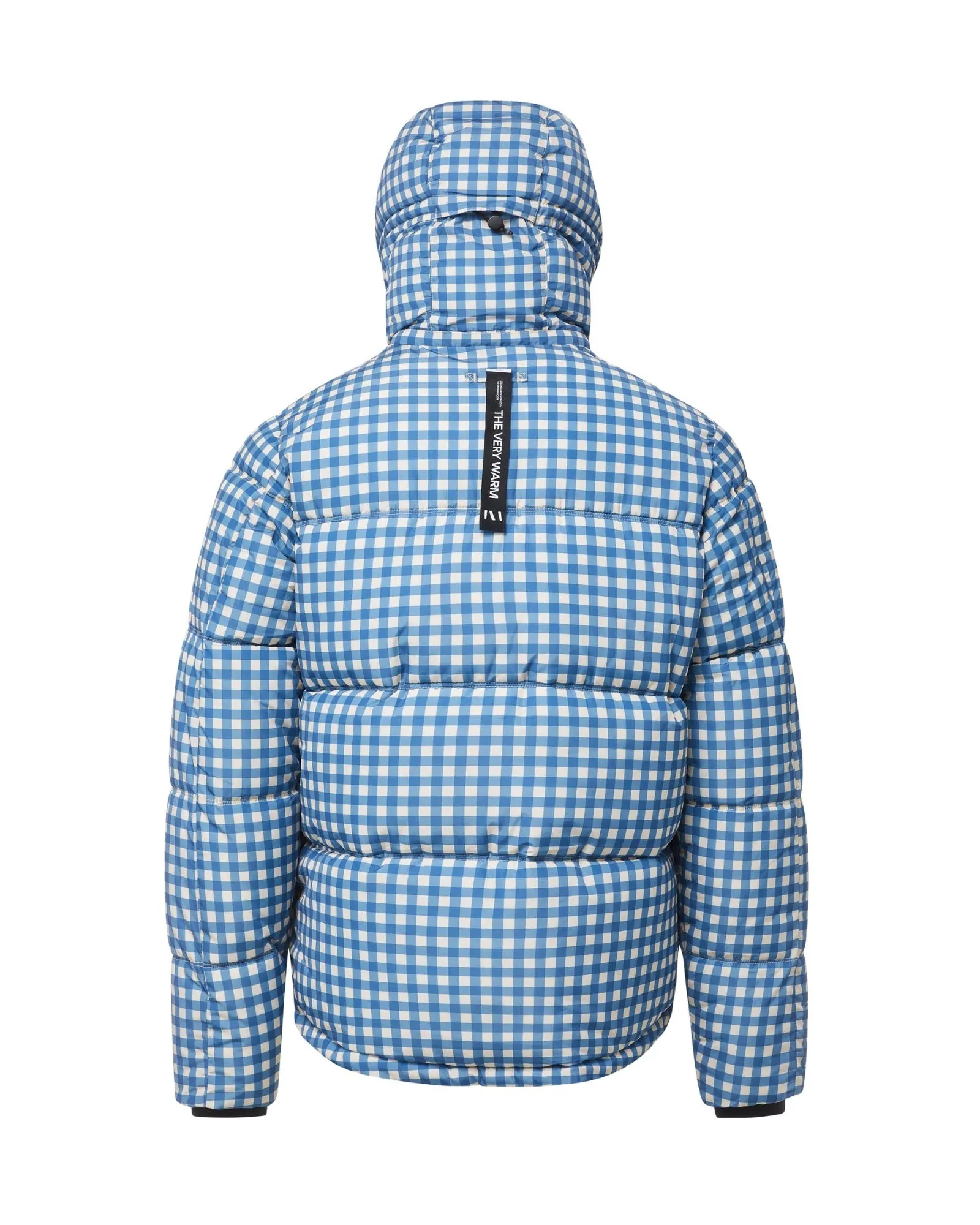 Hooded Puffer - Blue Check sold by The Very Warm product image thumbnail 5