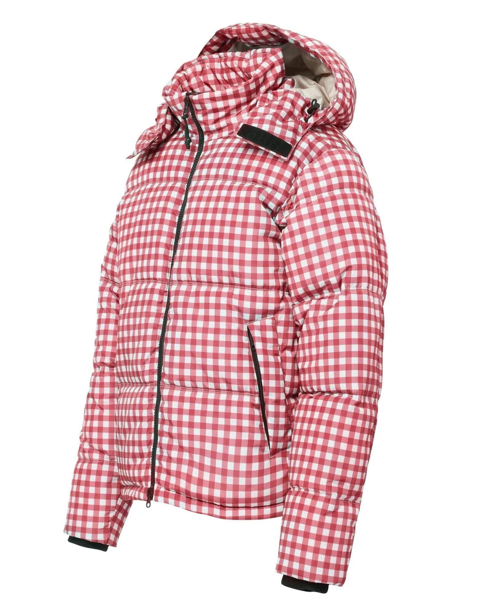 Hooded Puffer - Red Check sold by The Very Warm product image thumbnail 2