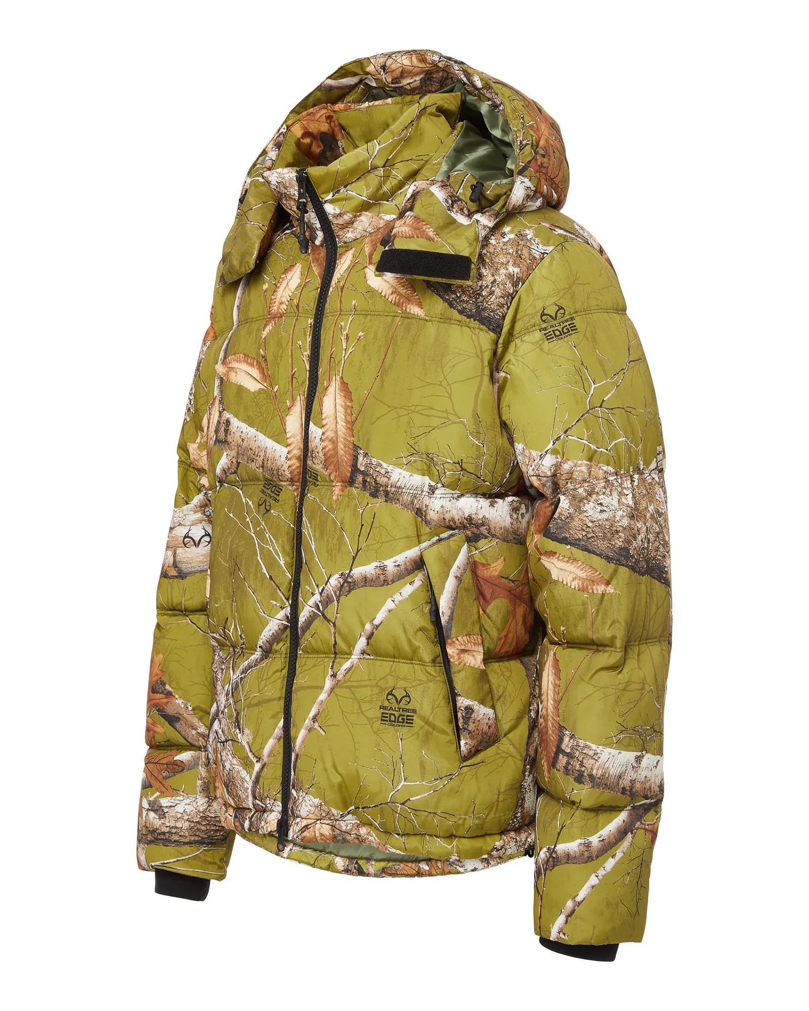 Realtree EDGE® Hooded Puffer - Moss Camo sold by The Very Warm product image thumbnail 4