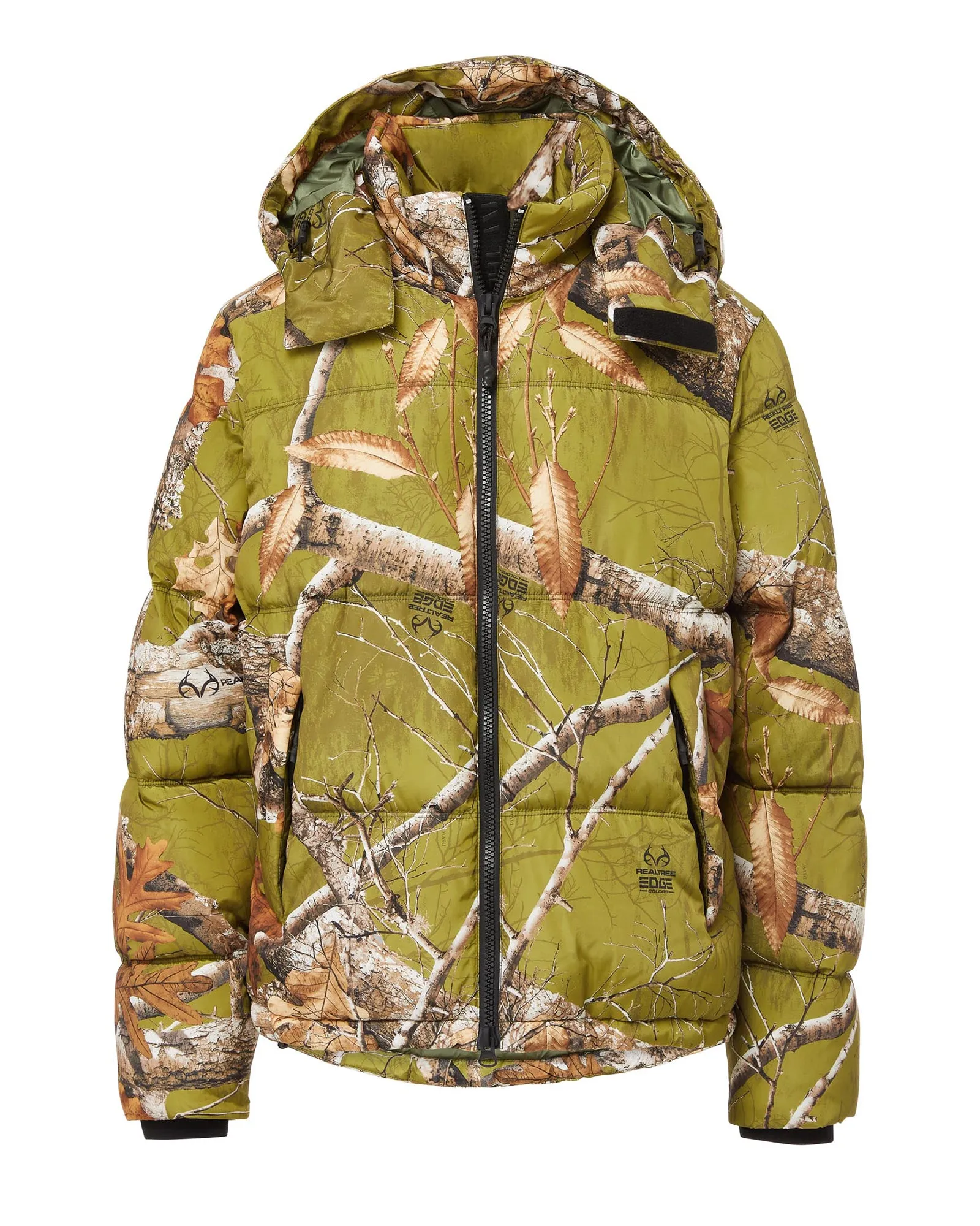 Realtree EDGE® Hooded Puffer - Moss Camo sold by The Very Warm