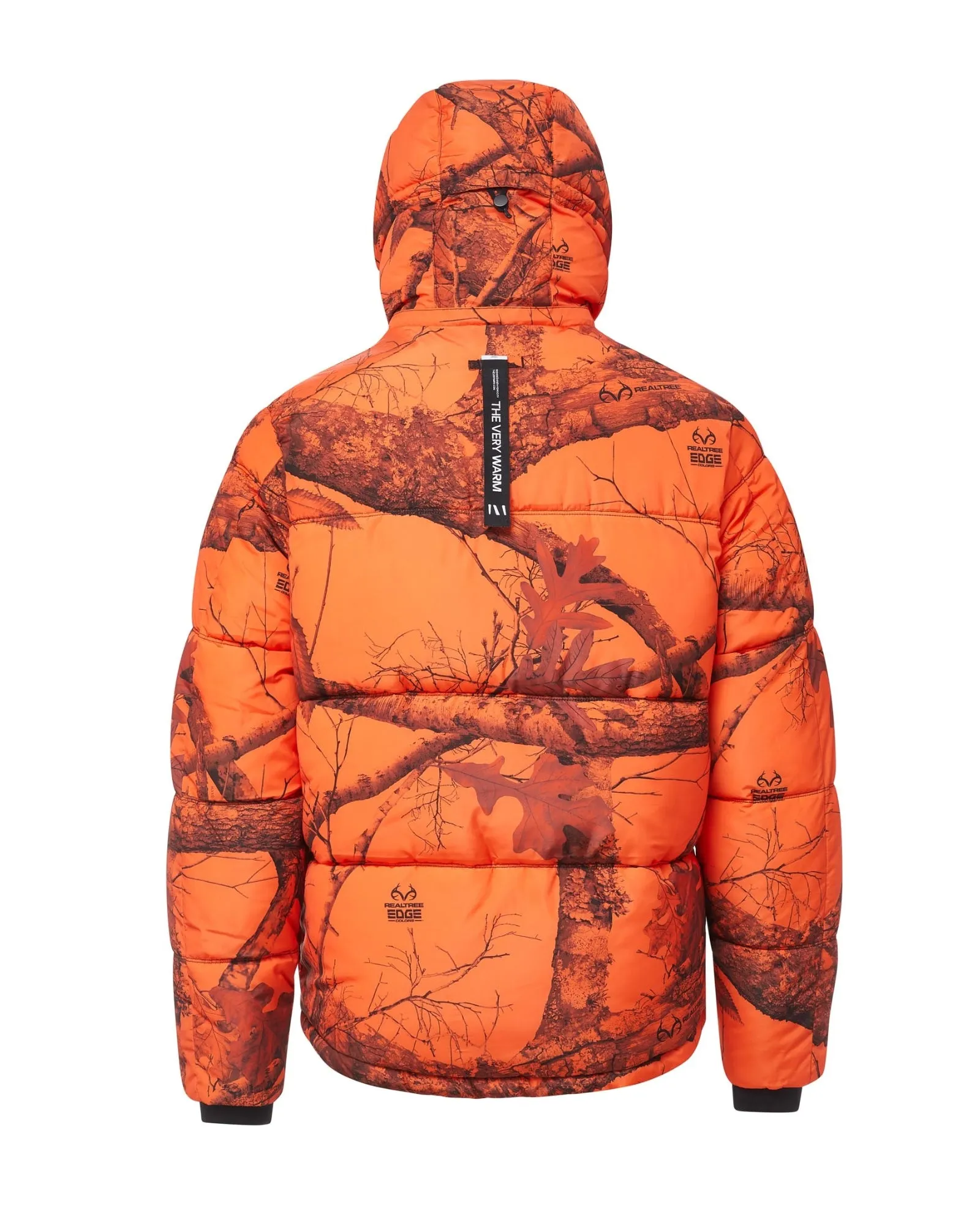 Realtree EDGE® Hooded Puffer - Orange Camo sold by The Very Warm product image thumbnail 3