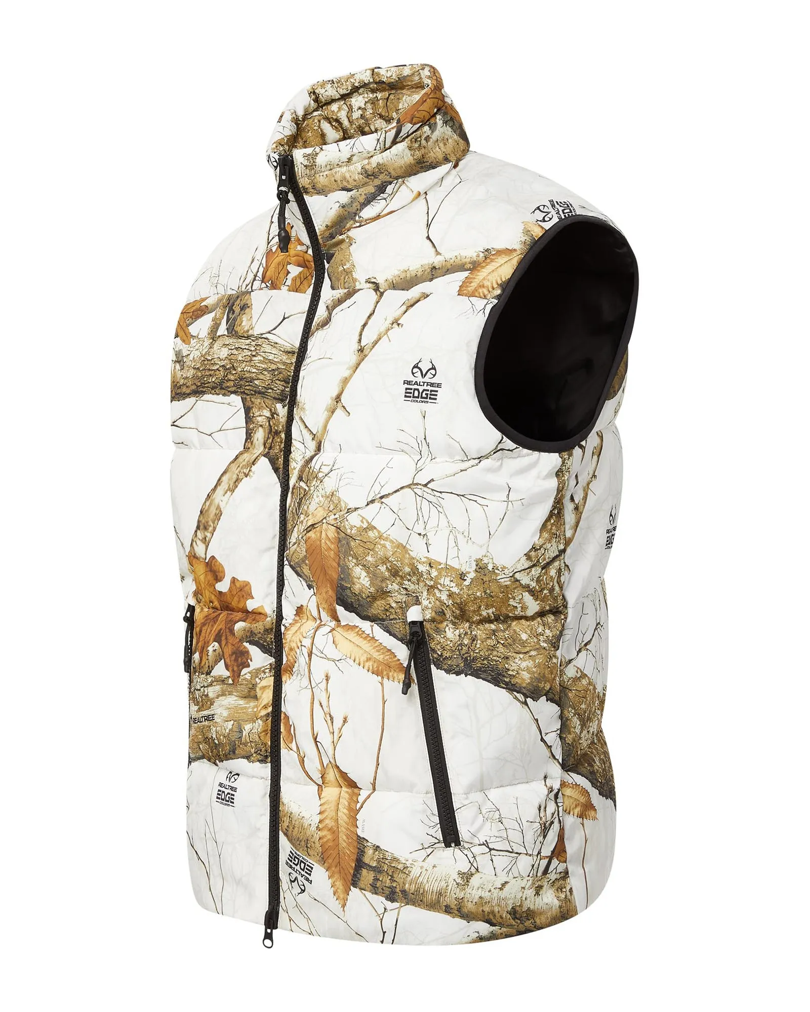 Realtree EDGE® Puffer Vest - Snow Camo sold by The Very Warm product image thumbnail 4