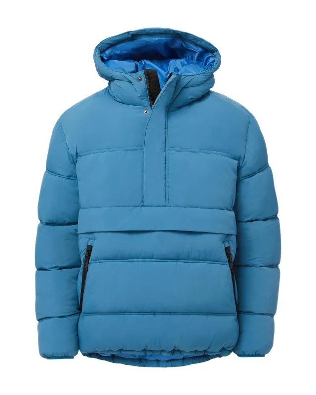 Anorak Puffer - Blue Steel sold by The Very Warm