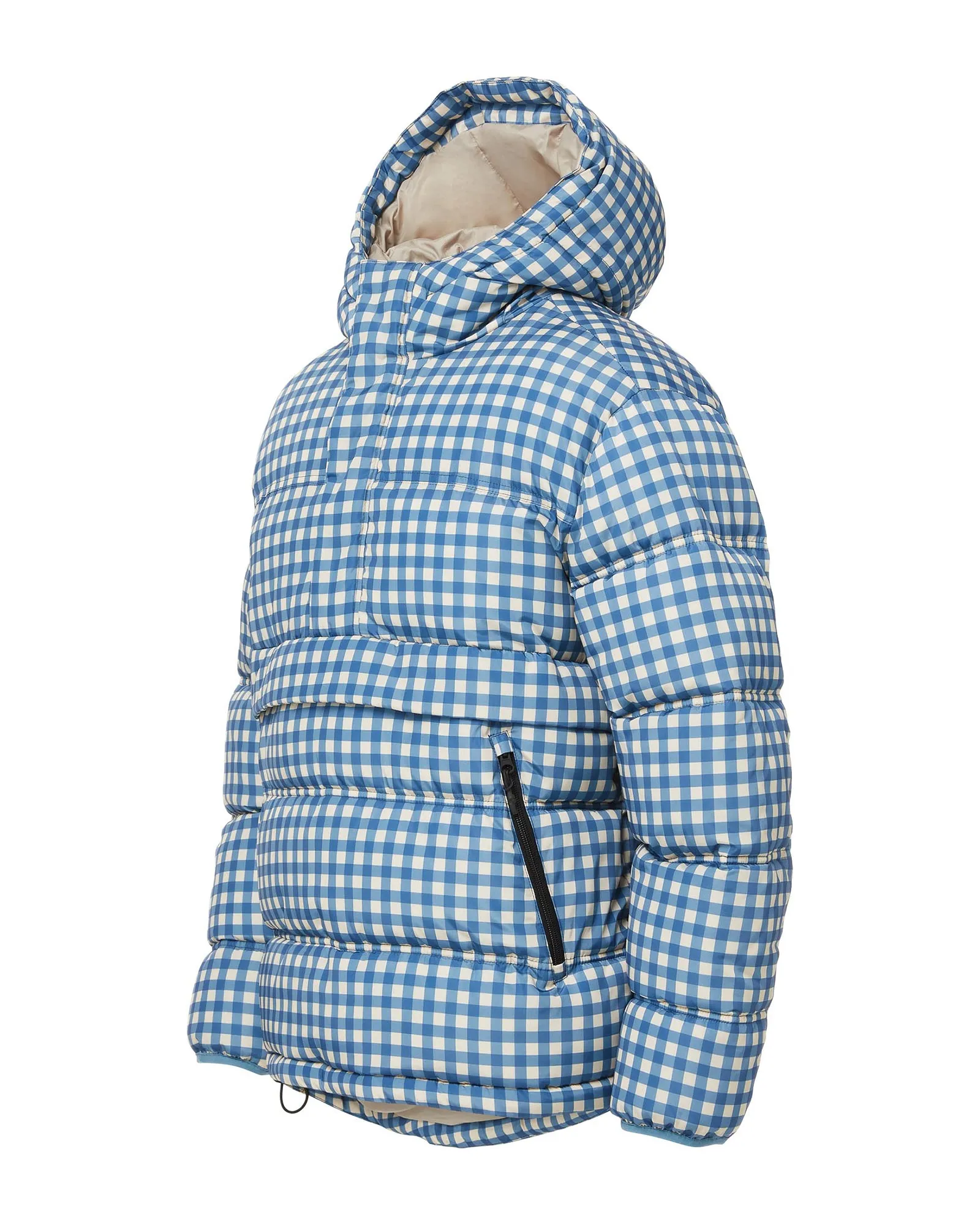 Anorak Puffer - Blue Check sold by The Very Warm product image thumbnail 2
