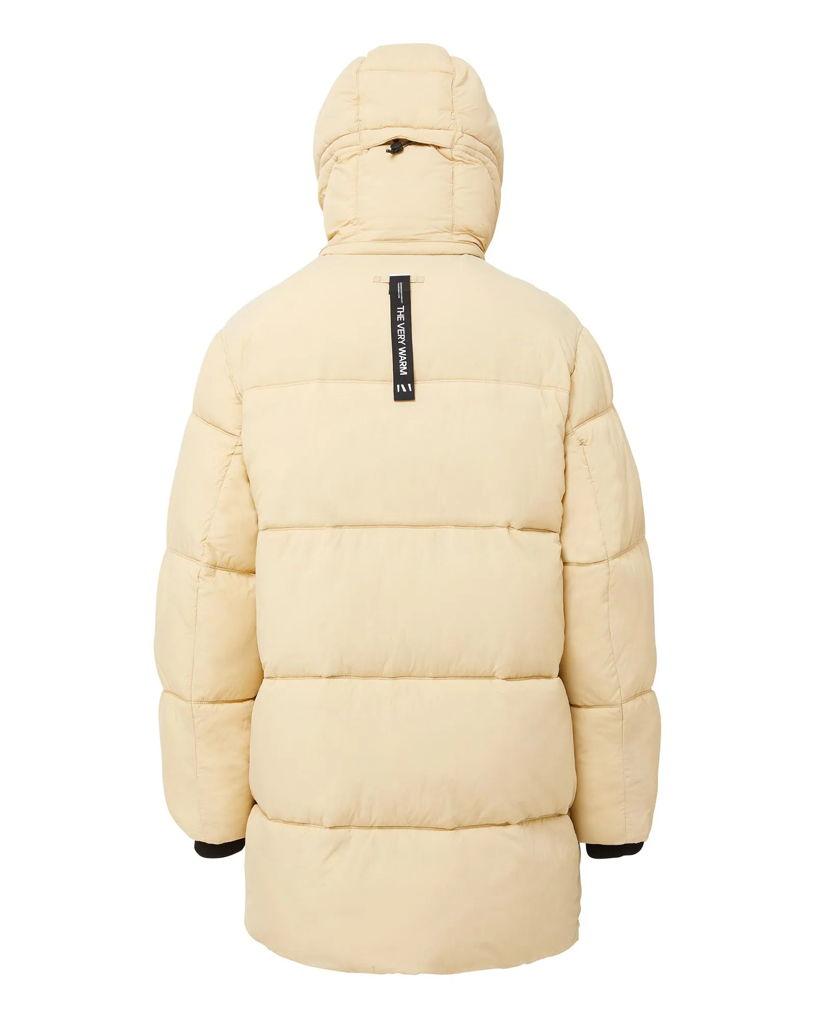 Long Hooded Puffer - Cream sold by The Very Warm product image thumbnail 5