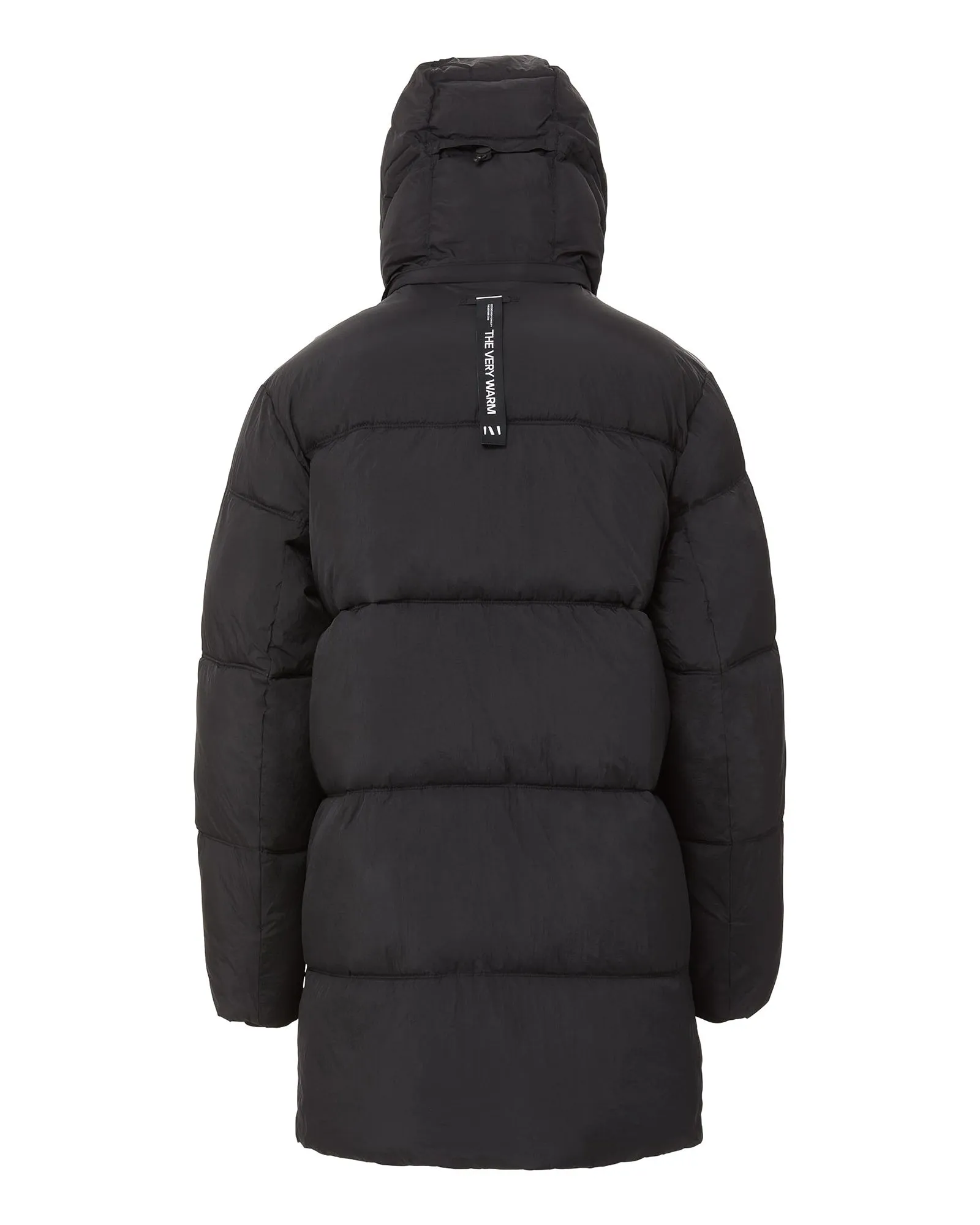 Long Hooded Puffer - Black sold by The Very Warm product image thumbnail 5