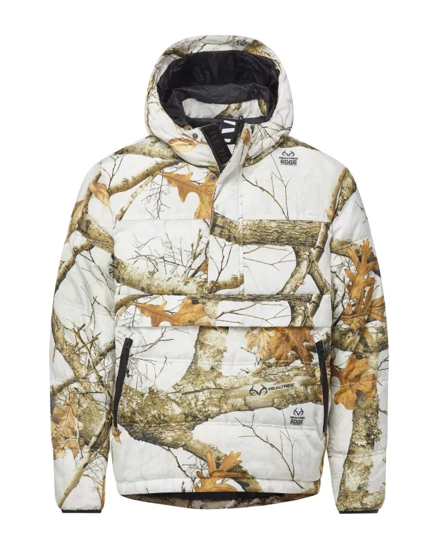 Realtree EDGE® Anorak Puffer - Snow Camo sold by The Very Warm