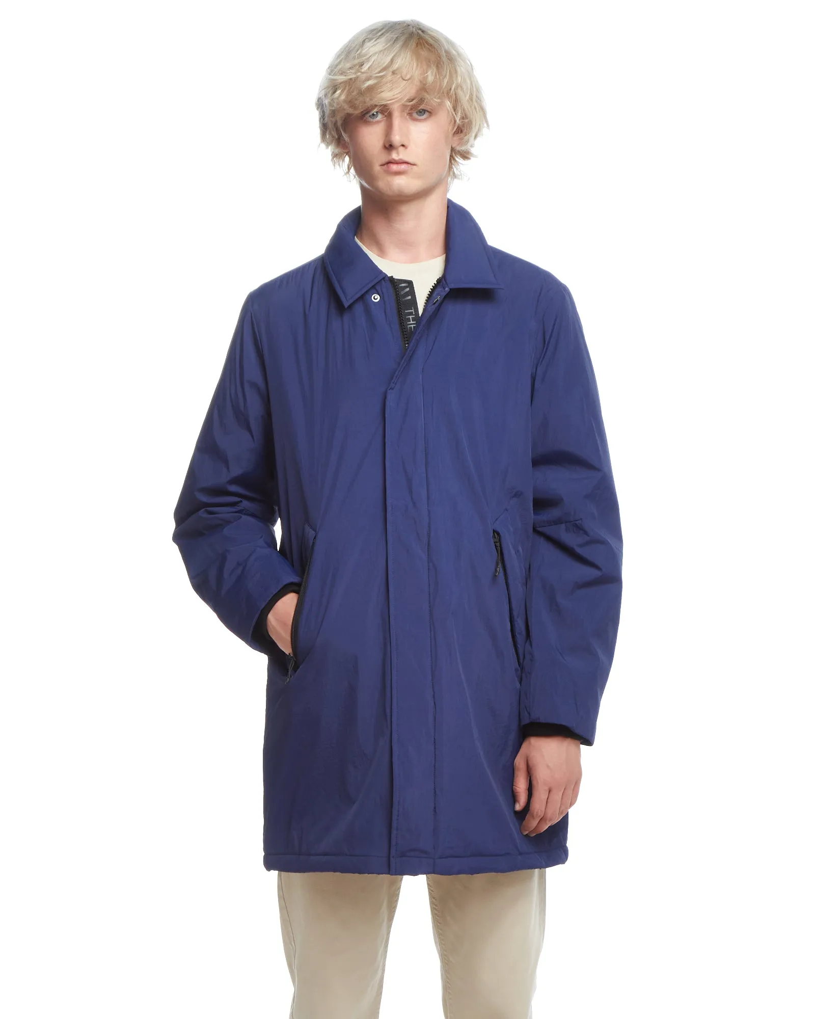 Unisex Car Coat - Navy sold by The Very Warm product image thumbnail 4