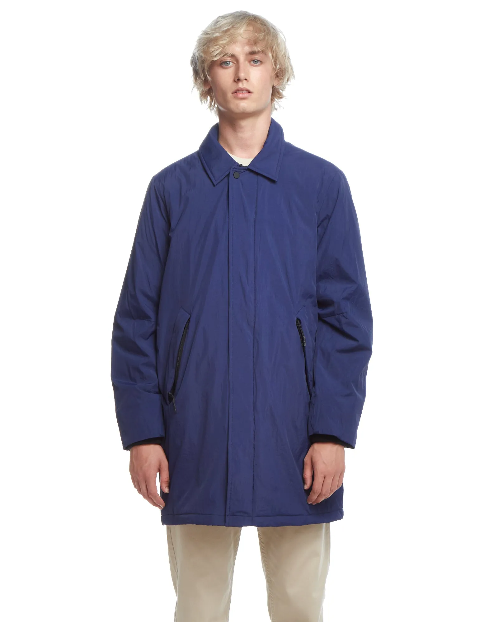 Unisex Car Coat - Navy sold by The Very Warm product image thumbnail 5