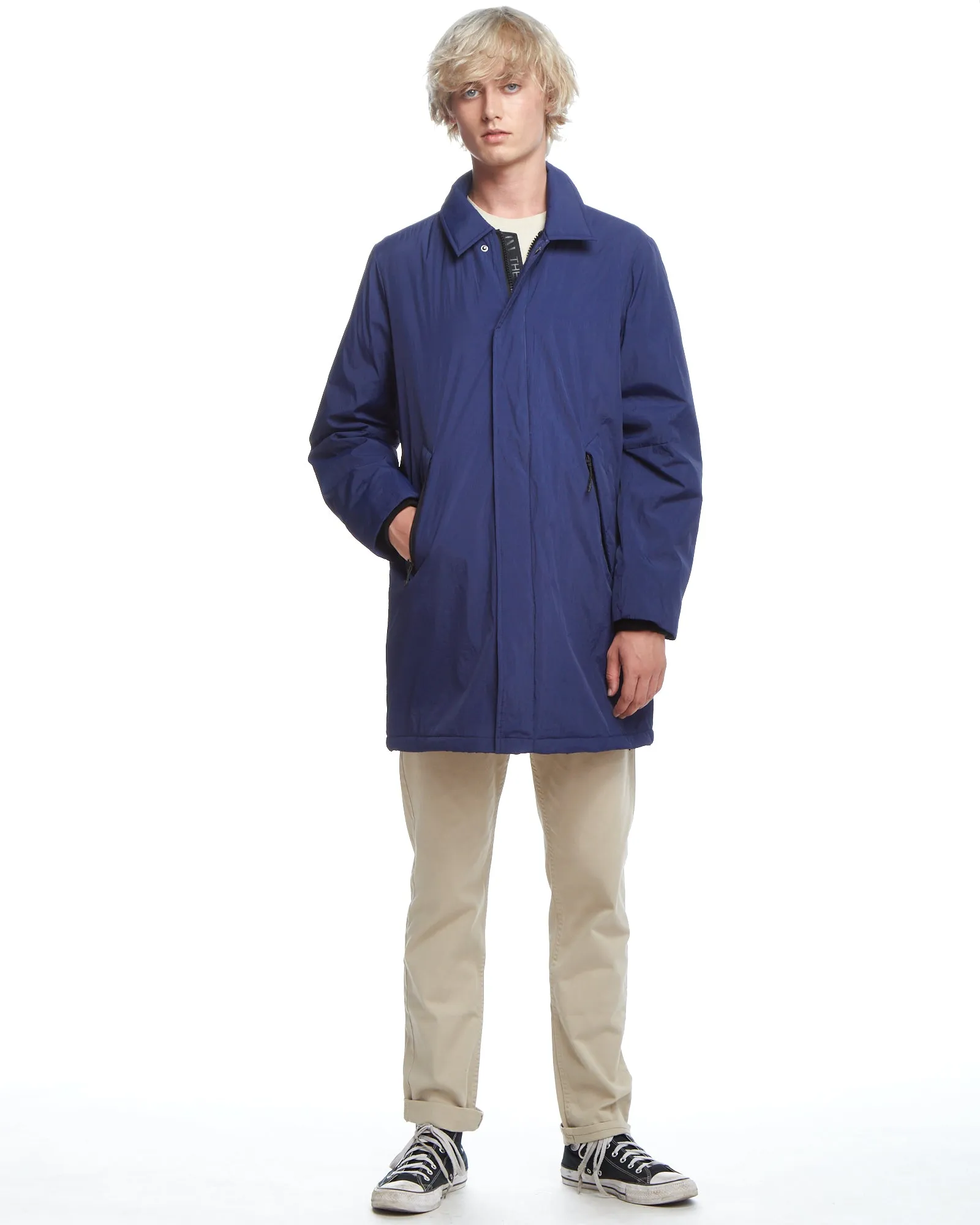 Unisex Car Coat - Navy sold by The Very Warm product image thumbnail 2