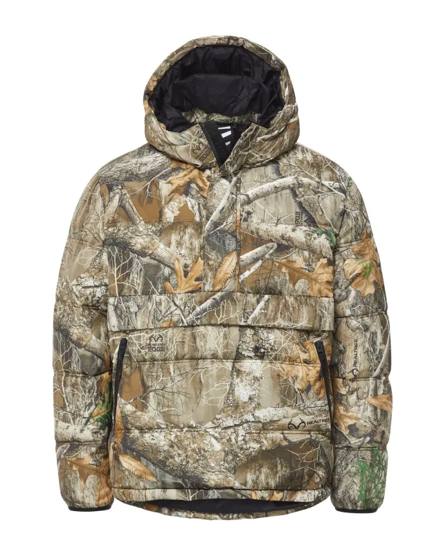Realtree EDGE® Anorak Puffer - Original Camo sold by The Very Warm