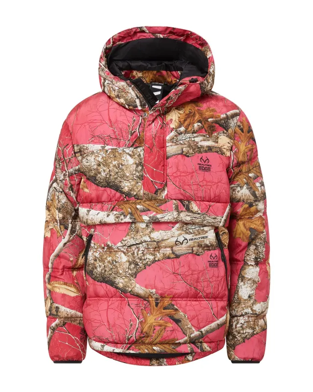 Realtree EDGE® Anorak Puffer - Flamingo sold by The Very Warm