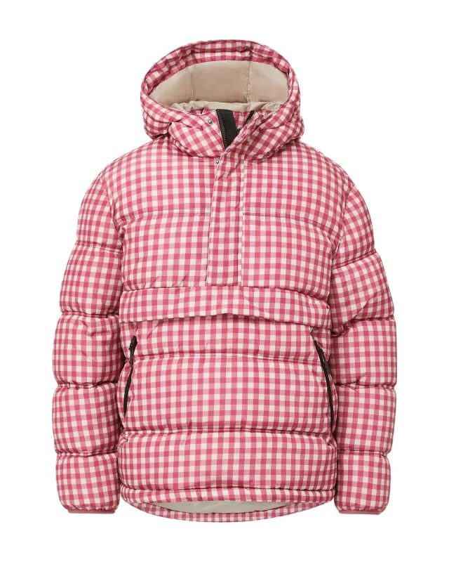 Anorak Puffer - Red Check sold by The Very Warm