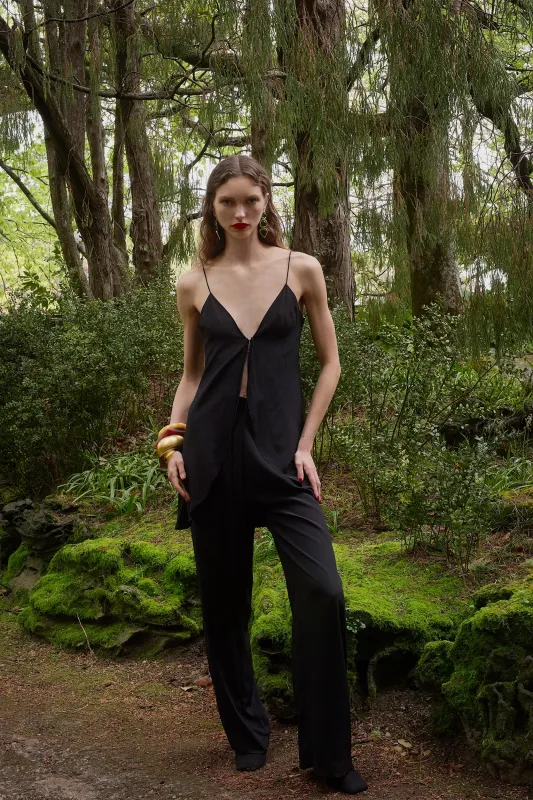 Elvira Top in Black sold by Aubree