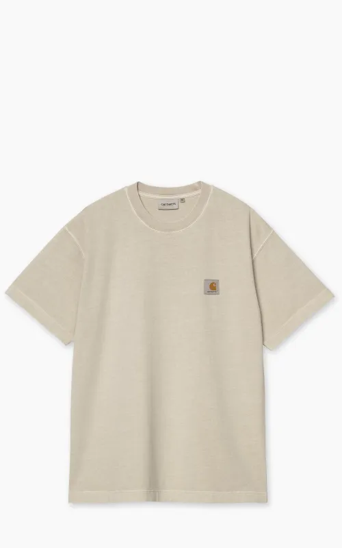 Carhartt WIP S/S Vista T-Shirt Garment Dyed Fleur De Sel made by Carhartt WIP