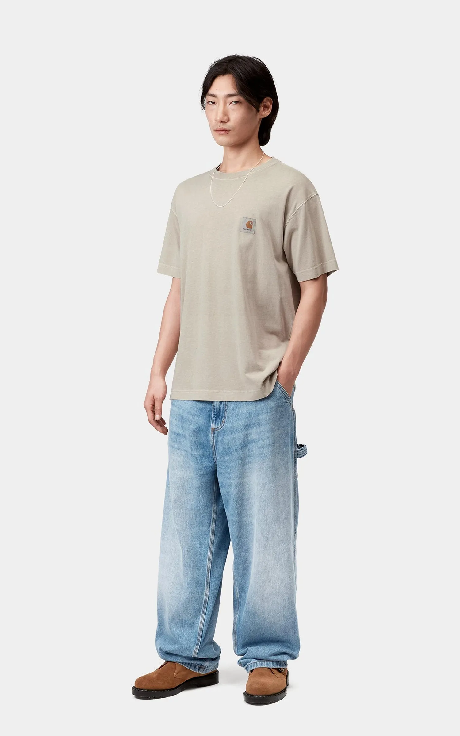 Carhartt WIP S/S Vista T-Shirt Garment Dyed Fleur De Sel sold by Cultizm product image thumbnail 5